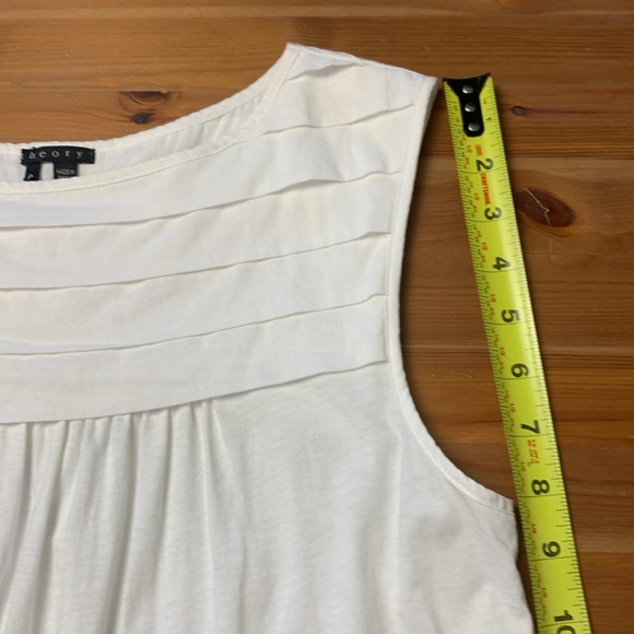 Theory Off White Tunic Style Sleeveless Summer Top - Picture 7 of 12